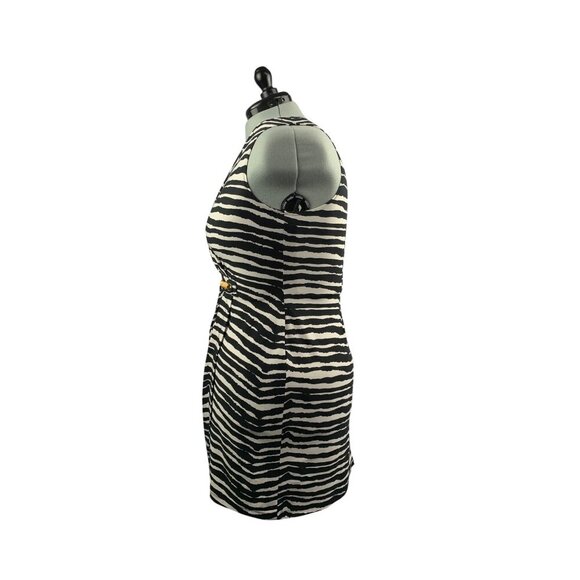 Amanda Lane Zebra Print Sleeveless Wrap Dress XL - Picture 3 of 5